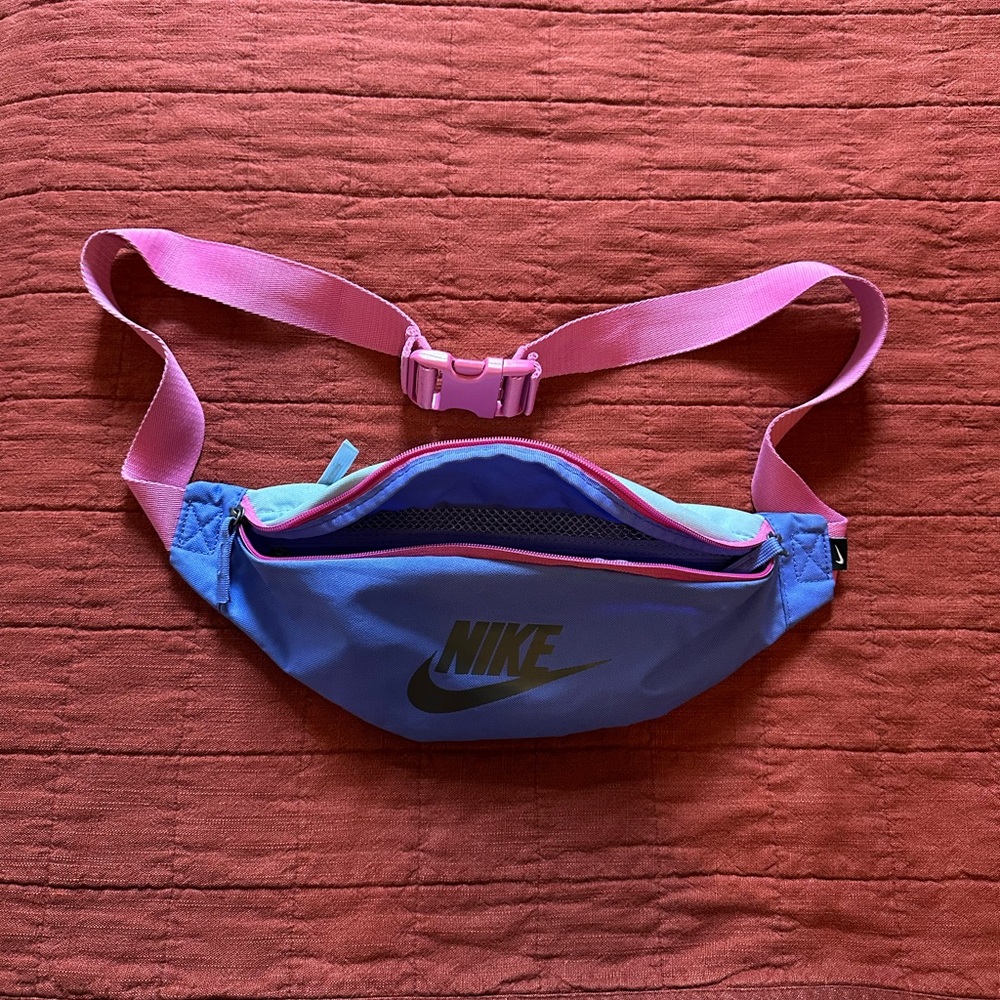 Nike Blue and Pink Crossbody